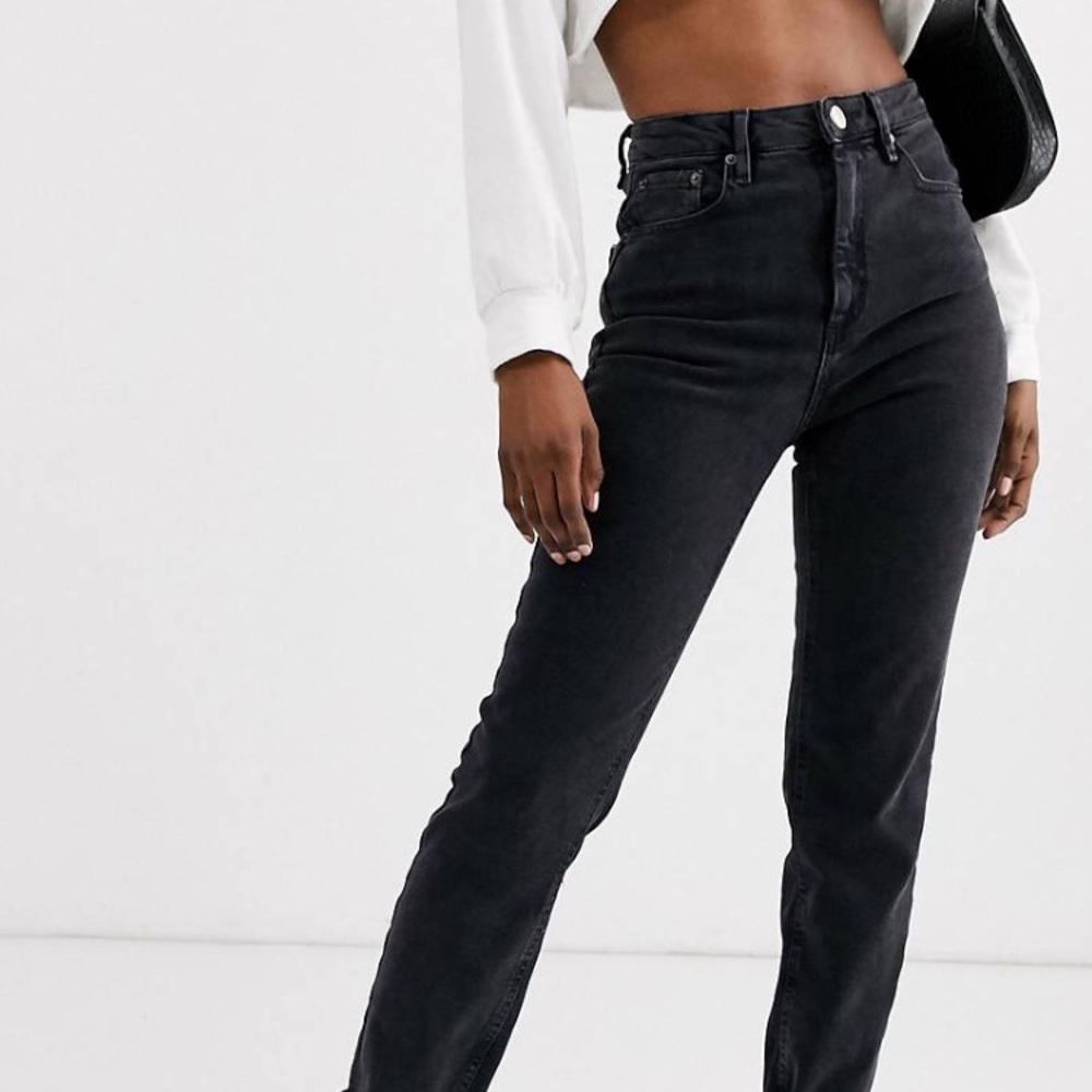 ASOS DESIGN high waisted slim mom jeans